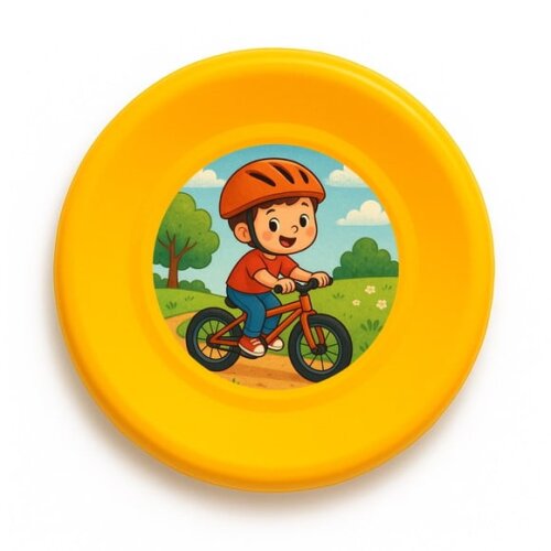 Disco de Arremesso Frisbee Bike Ciclista