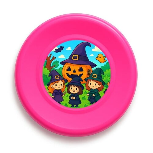 Disco de Arremesso Frisbee Bruxinhas Fofas