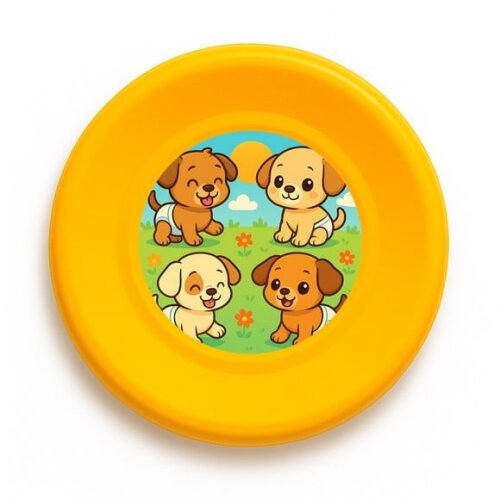 Disco de Arremesso Frisbee Cachorrinhos Baby