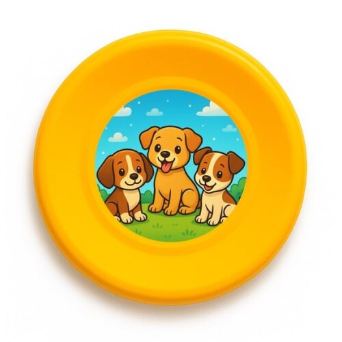 Disco de Arremesso Frisbee Cachorrinhos