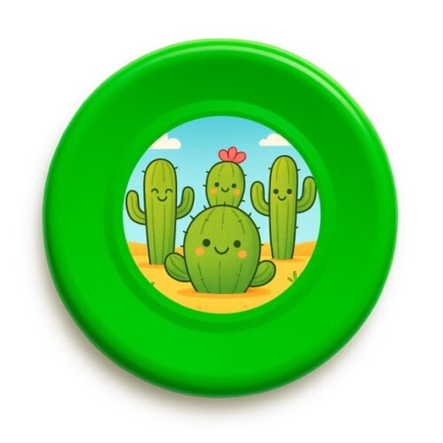 Disco de Arremesso Frisbee Cactos Fofos