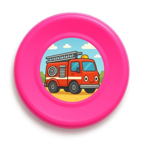 Disco de Arremesso Frisbee Caminhão de Bombeiro