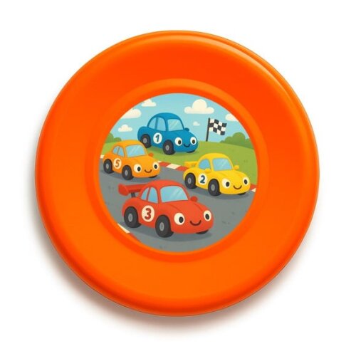 Disco de Arremesso Frisbee Carros de Corridas