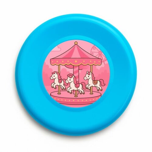 Disco de Arremesso Frisbee Carrossel Rosa