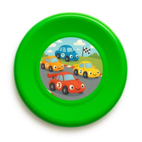 Disco de Arremesso Frisbee Carros de Corridas