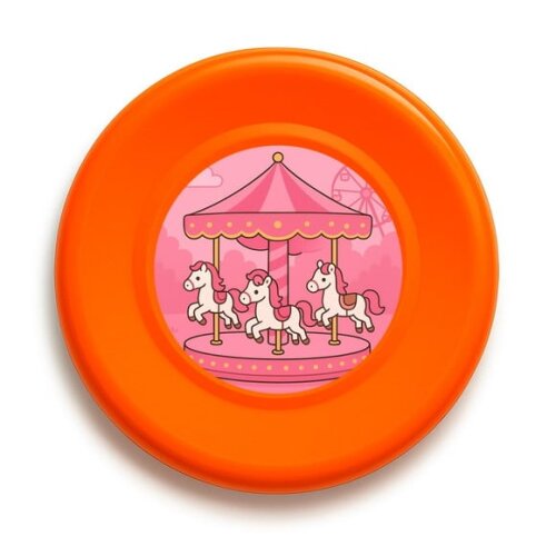 Disco de Arremesso Frisbee Carrossel Rosa