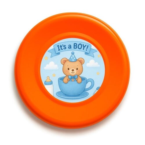Disco de Arremesso Frisbee Chá de Bebê Menino