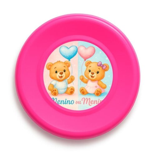 Disco de Arremesso Frisbee Chá de Revelação