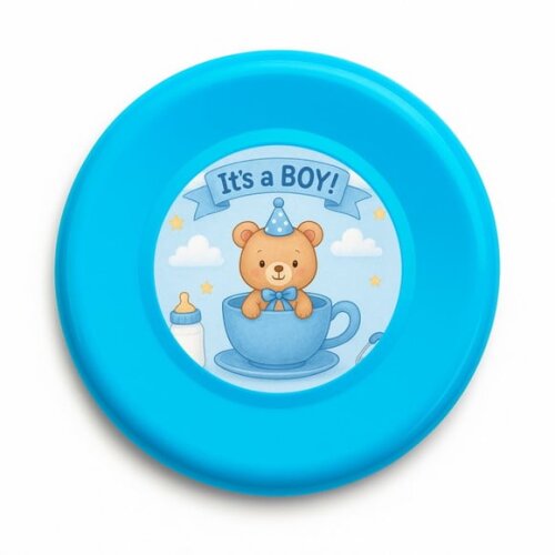 Disco de Arremesso Frisbee Chá de Bebê Menino