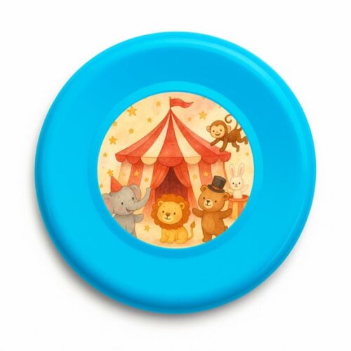 Disco de Arremesso Frisbee Circo Aquarela
