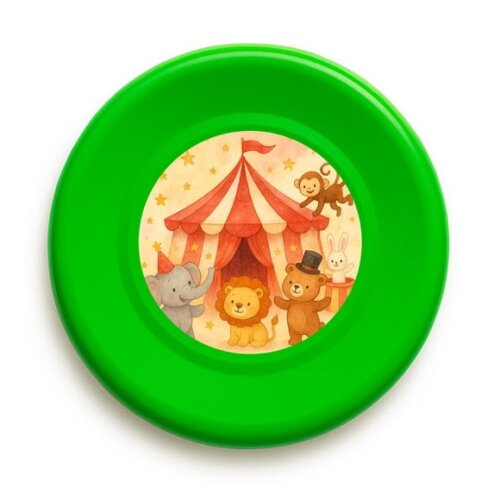Disco de Arremesso Frisbee Circo Aquarela