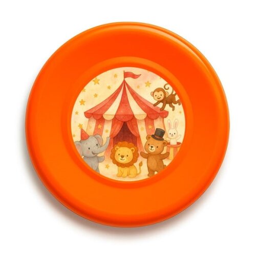 Disco de Arremesso Frisbee Circo Aquarela