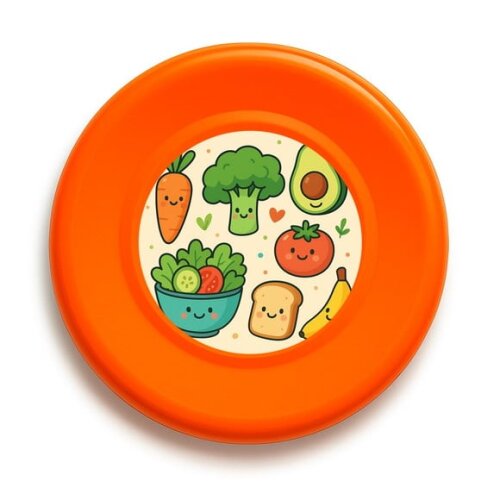 Disco de Arremesso Frisbee Comidinhas Saudáveis