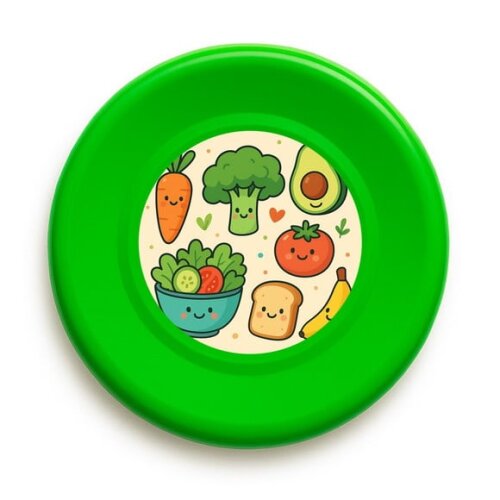 Disco de Arremesso Frisbee Comidinhas Saudáveis