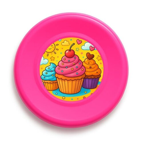 Disco de Arremesso Frisbee Cupcakes