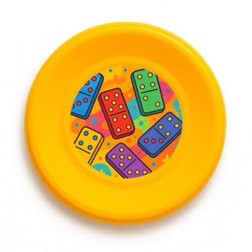 Disco de Arremesso Frisbee Dominós Coloridos