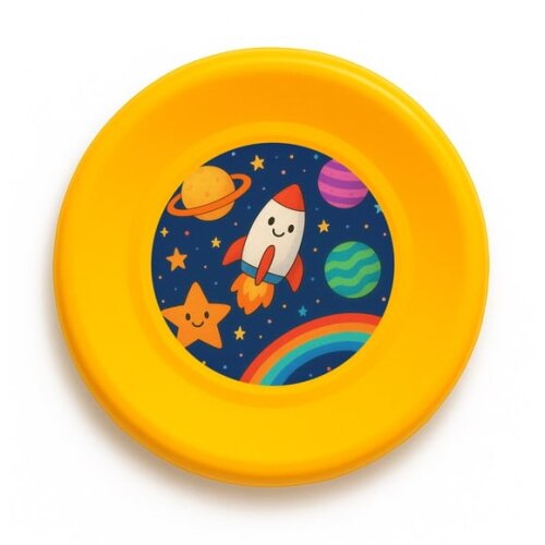 Disco de Arremesso Frisbee Espaço Colorido
