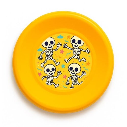 Disco de Arremesso Frisbee Esqueletinhos Kids