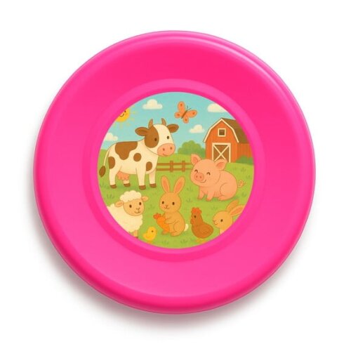 Disco de Arremesso Frisbee Fazendinha