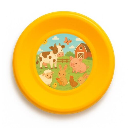 Disco de Arremesso Frisbee Fazendinha