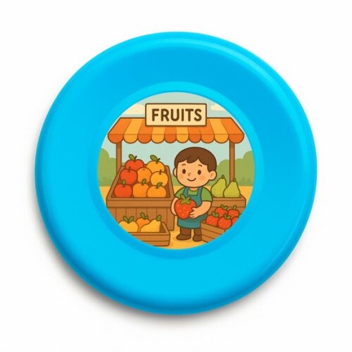 Disco de Arremesso Frisbee Feira de Frutas