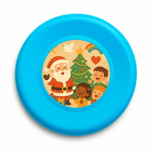 Disco de Arremesso Frisbee Feliz Natal
