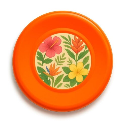Disco de Arremesso Frisbee Flores Tropicais