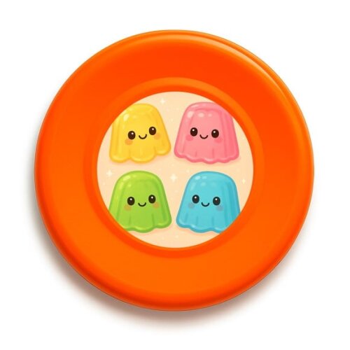 Disco de Arremesso Frisbee Gelatinas