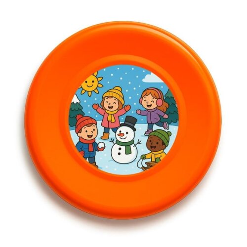 Disco de Arremesso Frisbee Inverno Divertido