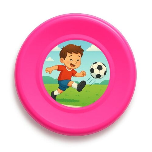 Disco de Arremesso Frisbee Jogador de Futebol