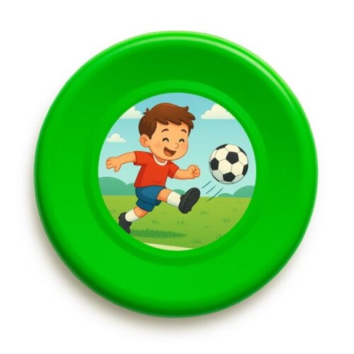 Disco de Arremesso Frisbee Jogador de Futebol