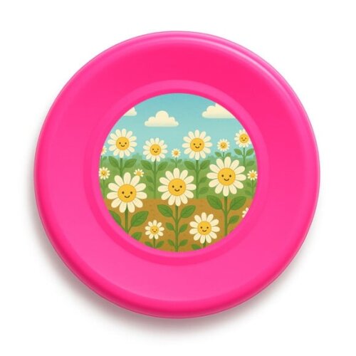 Disco de Arremesso Frisbee Margaridas