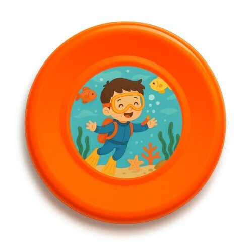 Disco de Arremesso Frisbee Menino Mergulhador