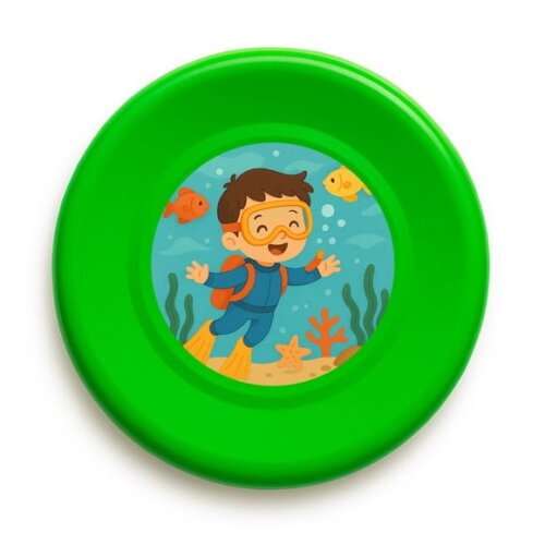 Disco de Arremesso Frisbee Menino Mergulhador