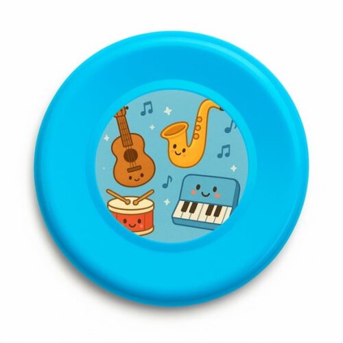 Disco de Arremesso Frisbee Músicas e Instrumentos