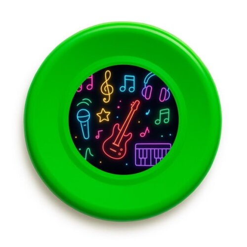 Disco de Arremesso Frisbee Neon Musical