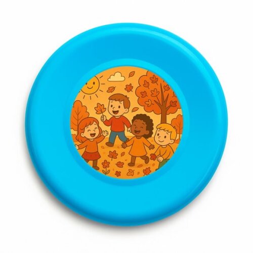 Disco de Arremesso Frisbee Outono Divertido