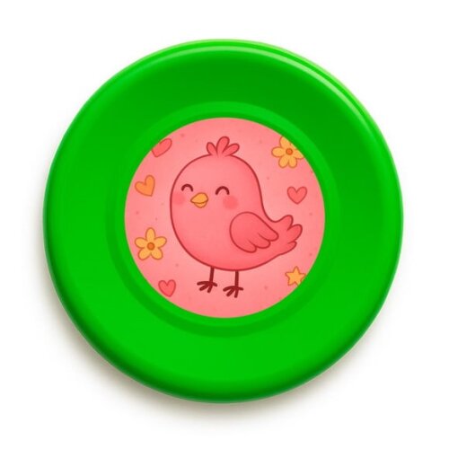 Disco de Arremesso Frisbee Passarinho Rosa