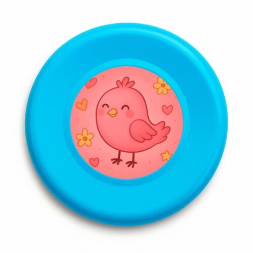 Disco de Arremesso Frisbee Passarinho Rosa