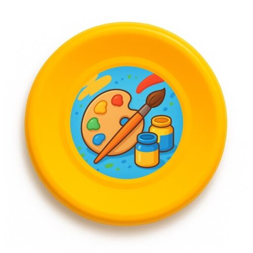 Disco de Arremesso Frisbee Pintura e Tintas