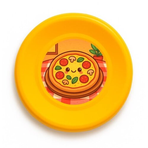 Disco de Arremesso Frisbee Pizza Divertida