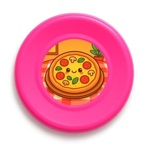 Disco de Arremesso Frisbee Pizza Divertida