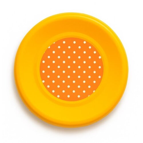 Disco de Arremesso Frisbee Poá Laranja