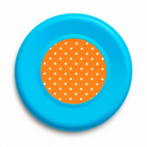 Disco de Arremesso Frisbee Poá Laranja