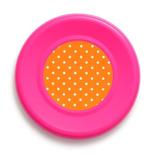 Disco de Arremesso Frisbee Poá Laranja