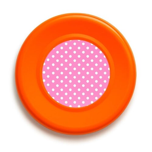 Disco de Arremesso Frisbee Poá Rosa Pink