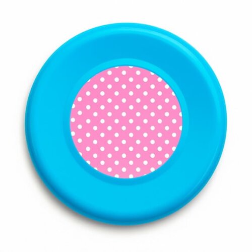 Disco de Arremesso Frisbee Poá Rosa Pink