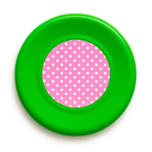 Disco de Arremesso Frisbee Poá Rosa Pink