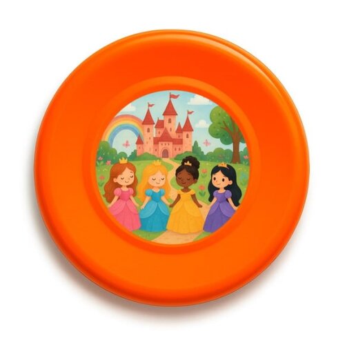Disco de Arremesso Frisbee Princesas Encantadas
