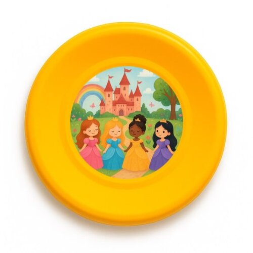 Disco de Arremesso Frisbee Princesas Encantadas